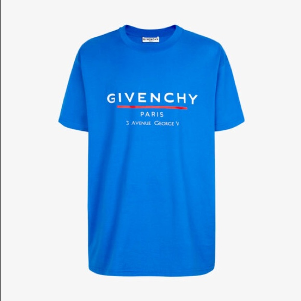 GIVENCHY LABEL PRINTED OVERSIZED T-SHIRT